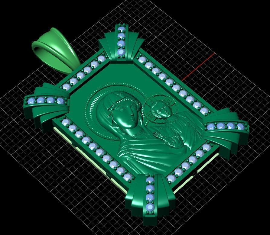 Pendant od69 3D print model_9