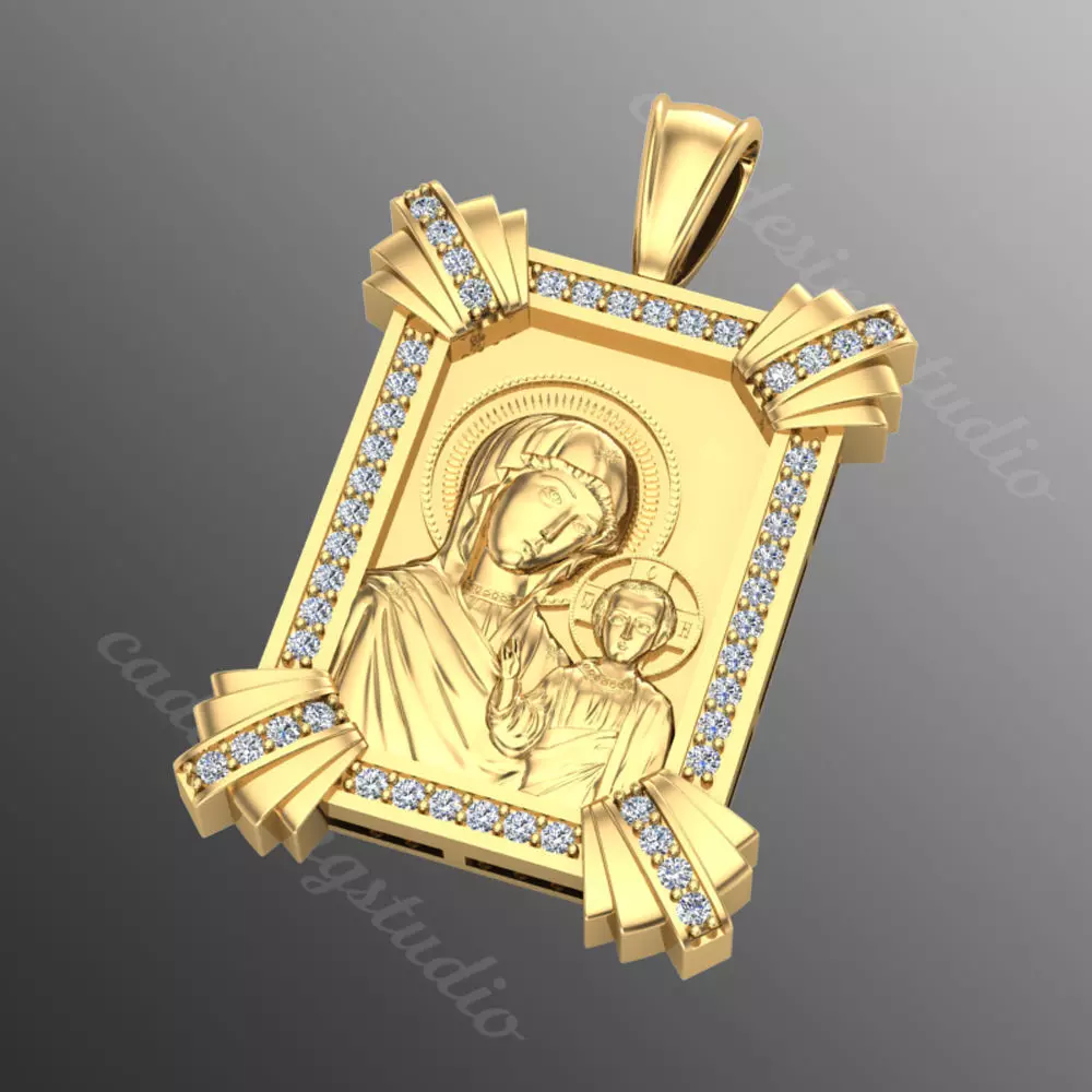 Pendant od69 3D print model_0