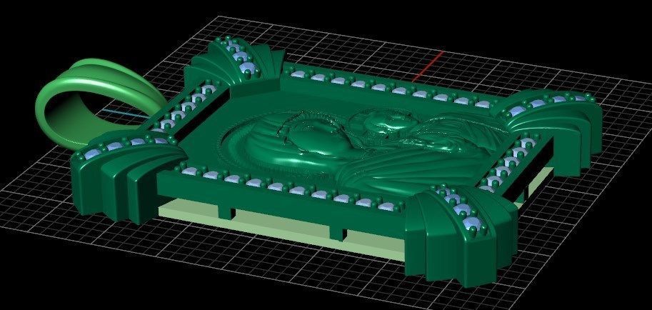 Pendant od69 3D print model_8