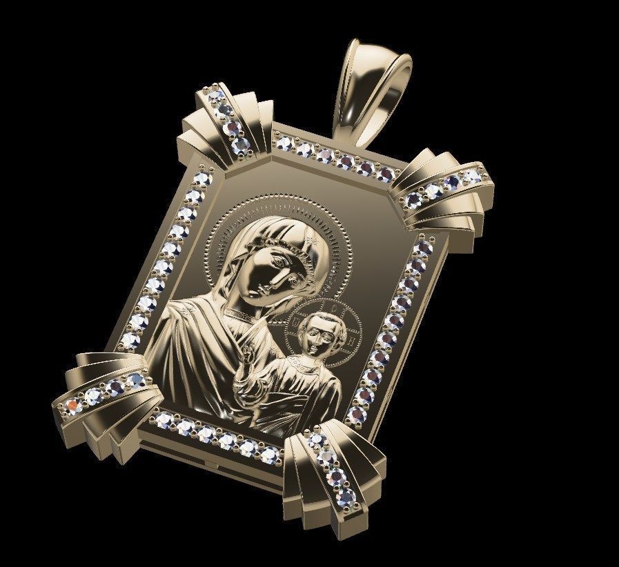 Pendant od69 3D print model_16