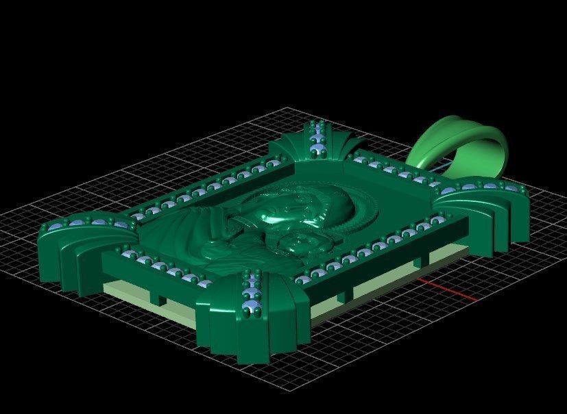 Pendant od69 3D print model_7