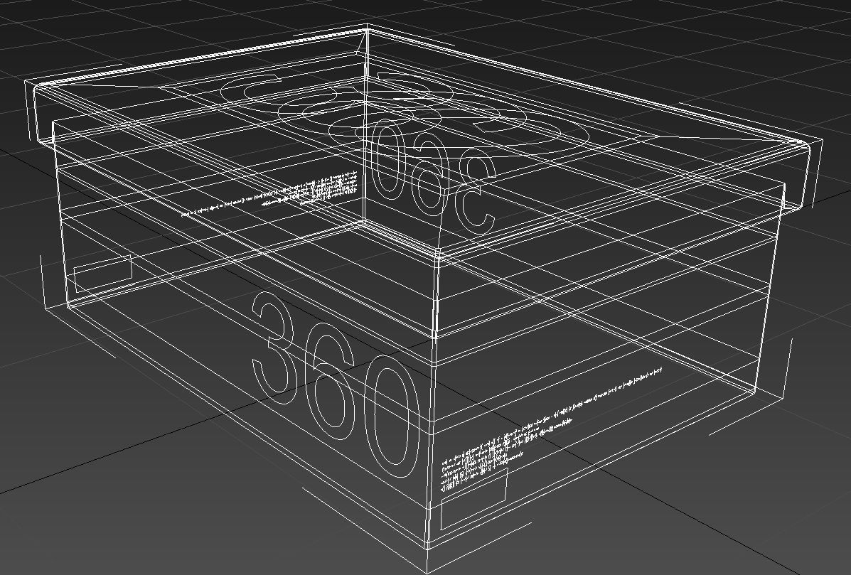 Shoes box mockup 3D model_12