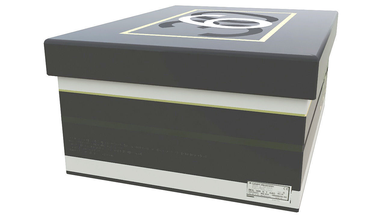 Shoes box mockup 3D model_4