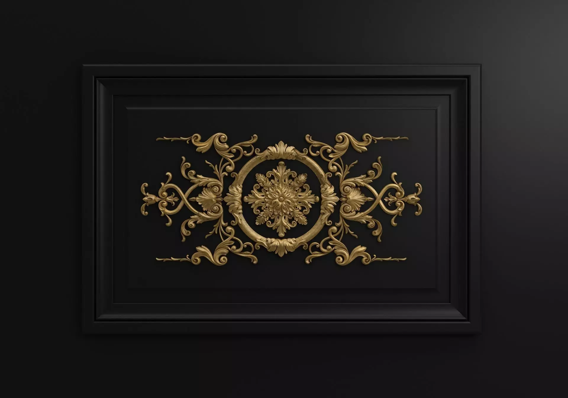 Carved decor for CNC 3D model_0