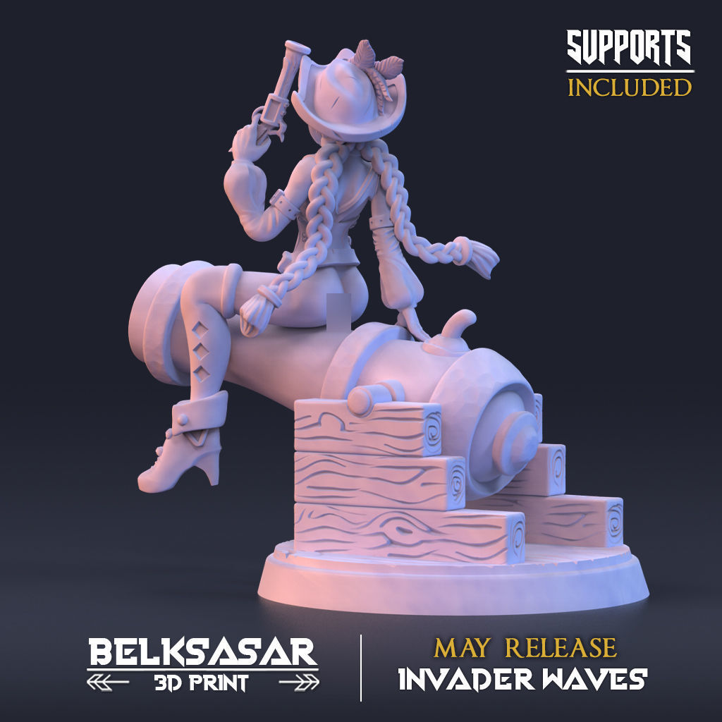 Pin-UP Deepsea Wondermaker Nude 3D print model_2