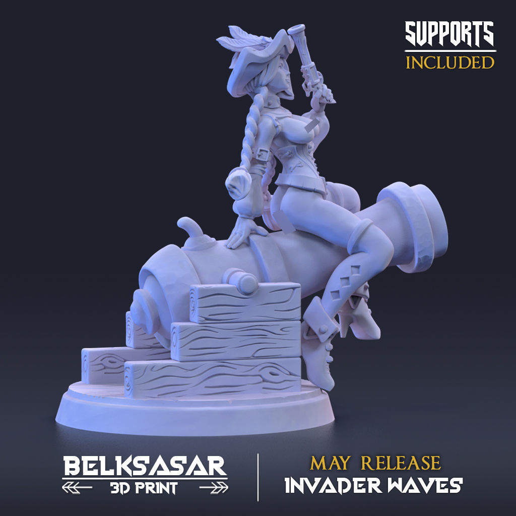 Pin-UP Deepsea Wondermaker Nude 3D print model_1