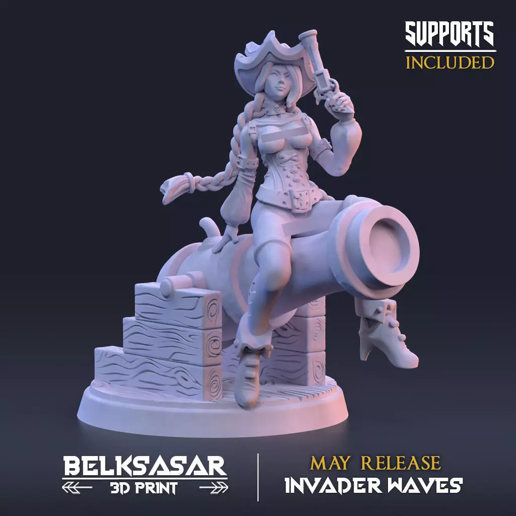 Pin-UP Deepsea Wondermaker Nude 3D print model_0