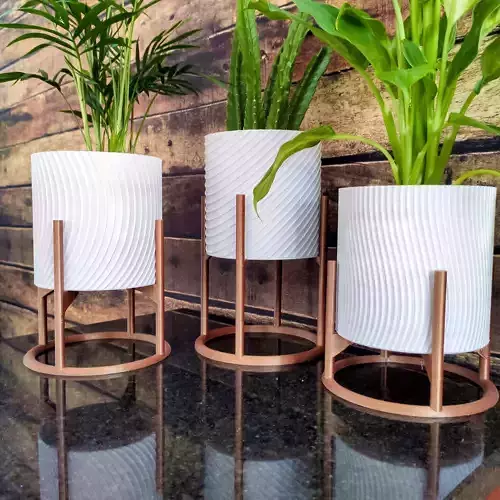 Decorative plant pots set