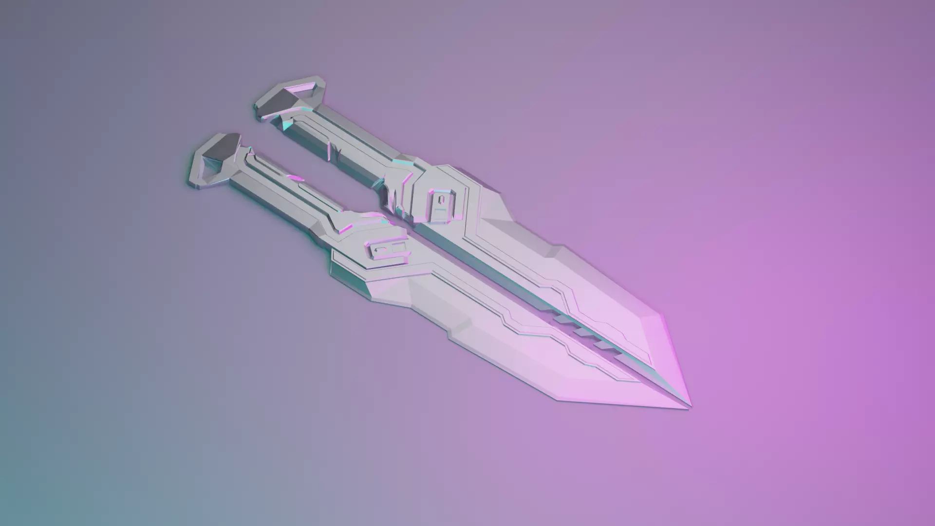 Valorant Glitchpop Dagger 3D print model