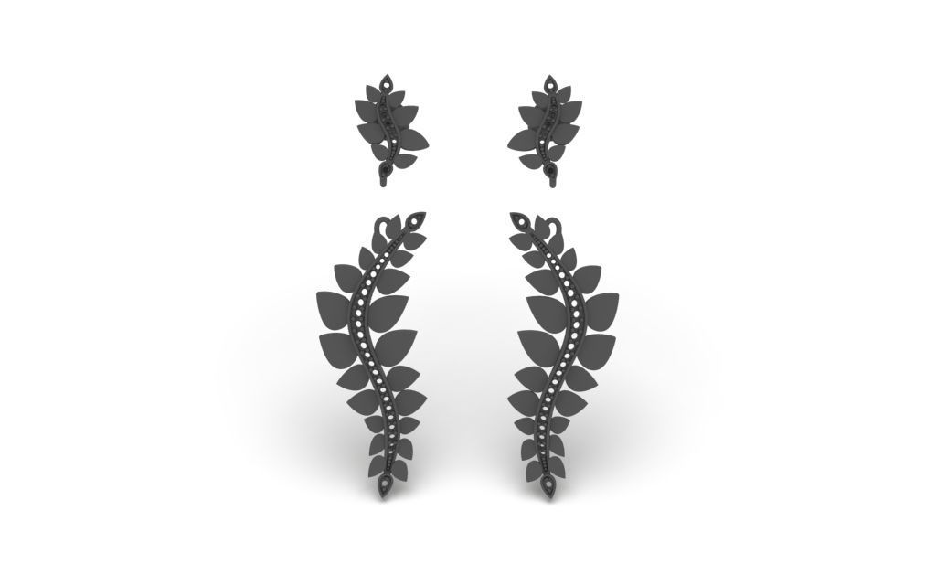 Set Delicate - Jewelry 3D - 5 Models 3D print model_27