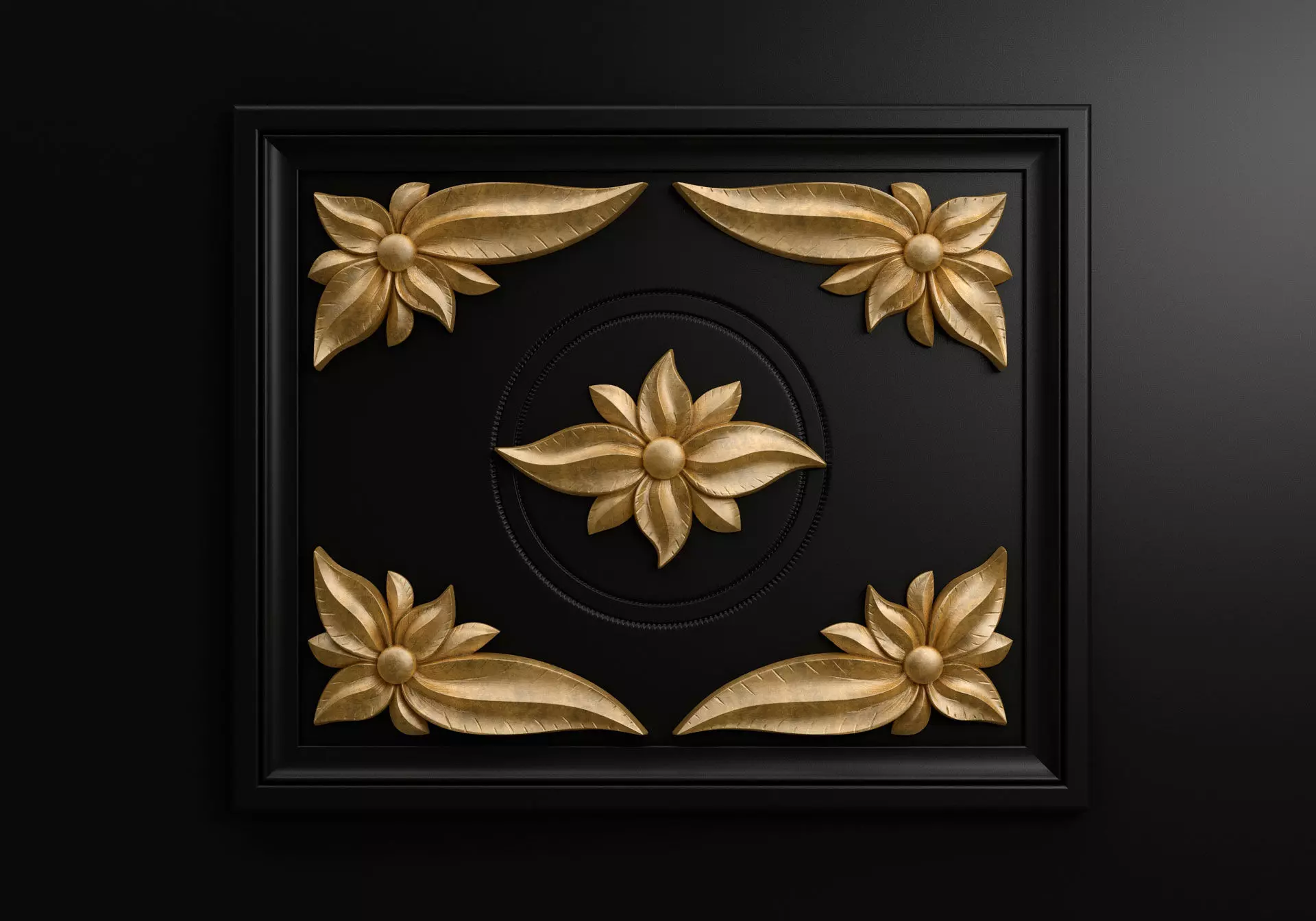 Carved decor for CNC 3D model_0