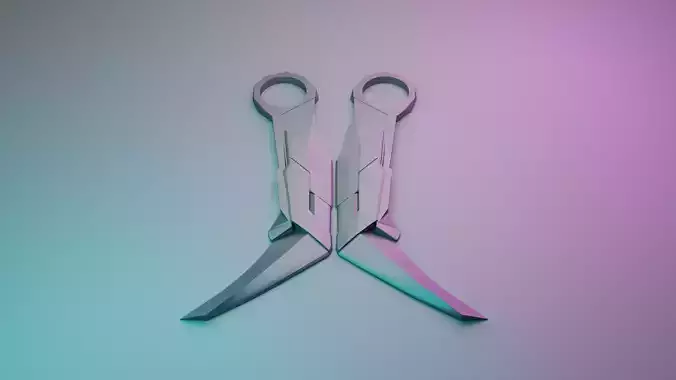 Valorant Prime Karambit 3D print model