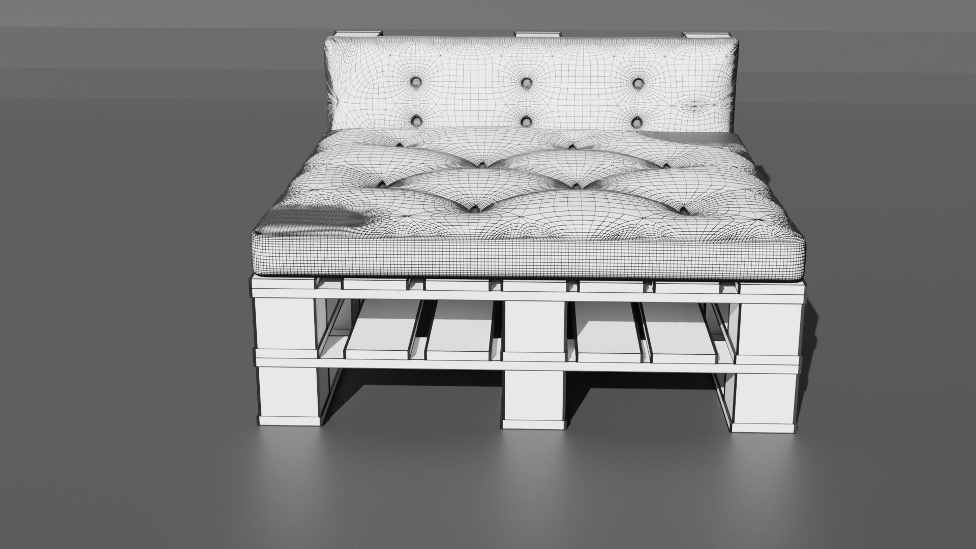 garden furniture 3D model_4
