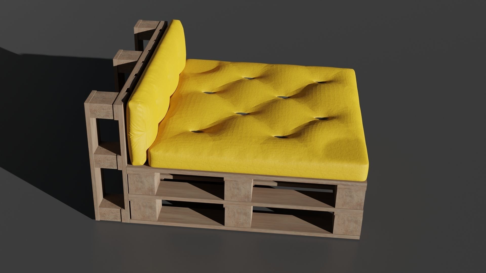 garden furniture 3D model_1