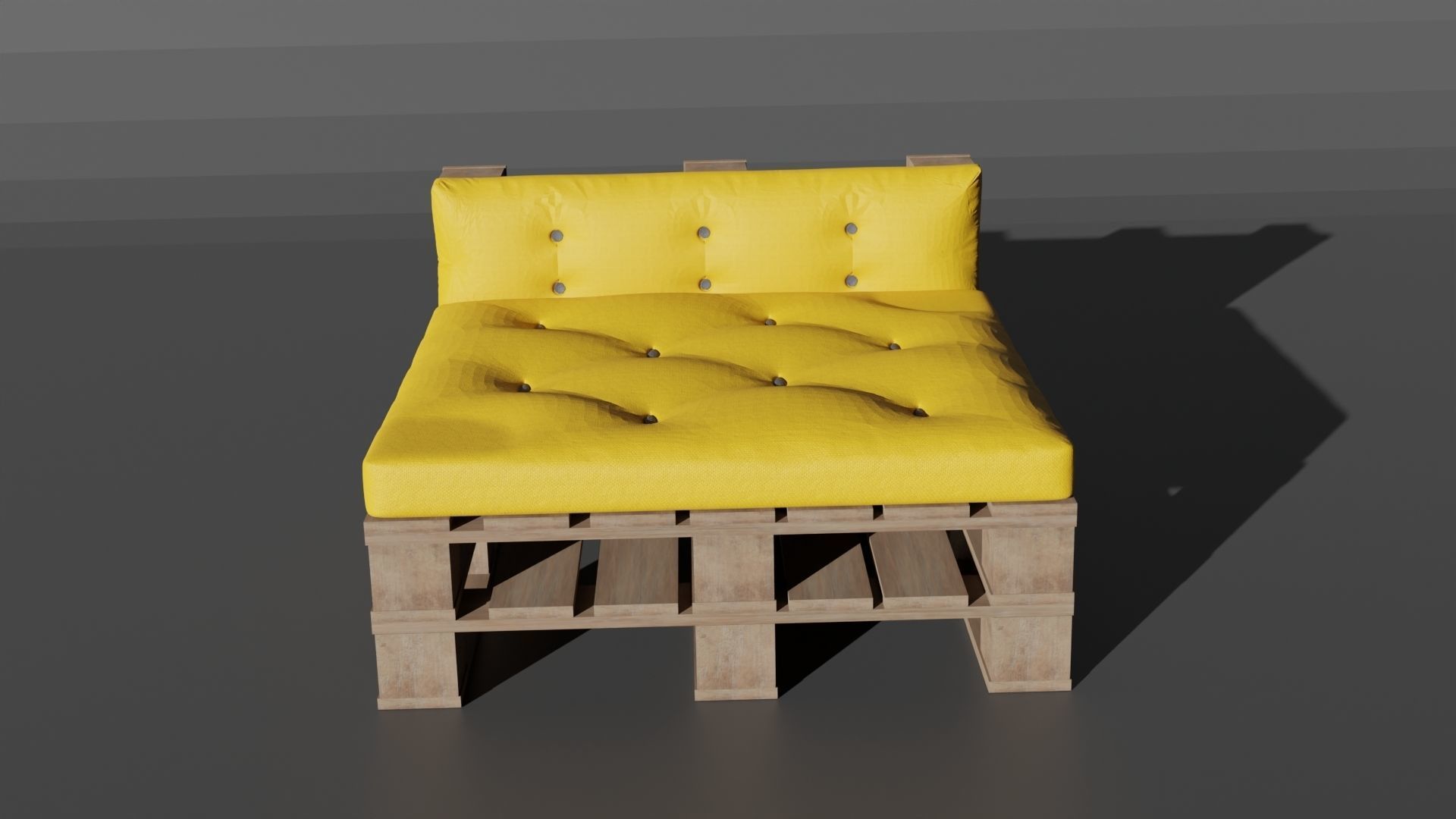 garden furniture 3D model_2
