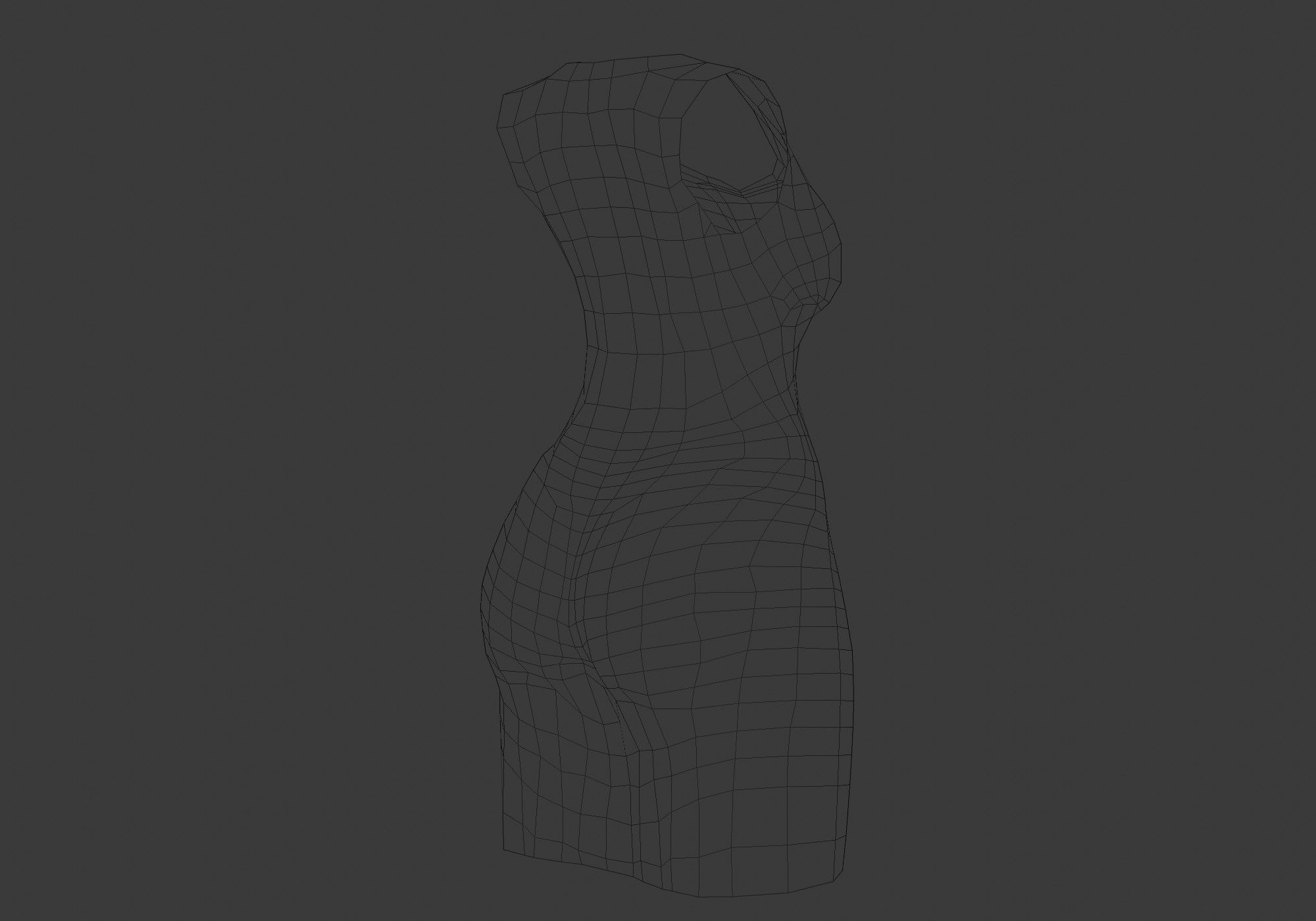 leopard pattern dress 3D model_8
