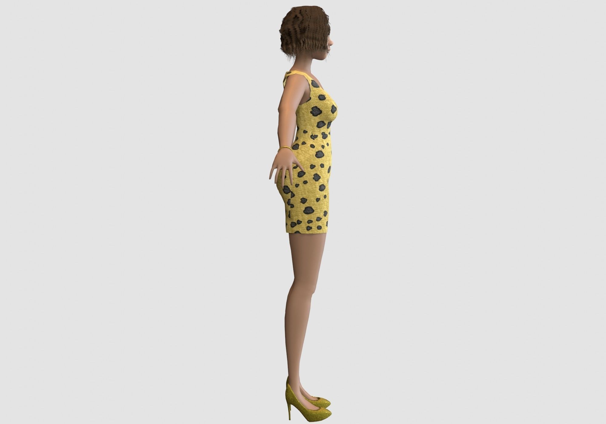 Curvy Female Woman 3d Model Cgtrader
