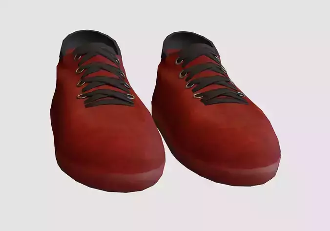 black red shoes 