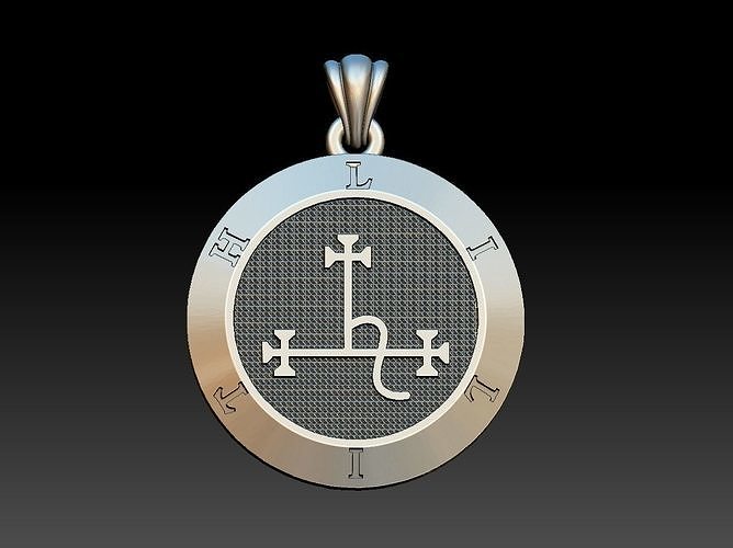 Lilith Symbol pendant 3D print model