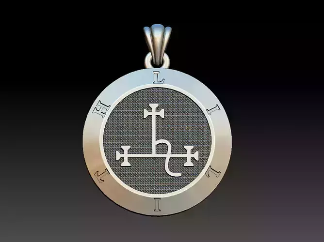 Lilith Symbol pendant 3D print model