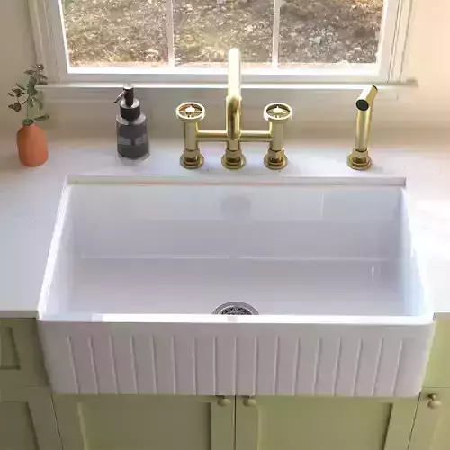 Farmhouse Apron Front Kitchen Sink