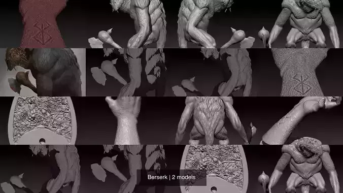 Berserk 3D Model Collection