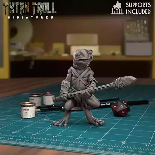 Frog folk 02 - Pre-Supported