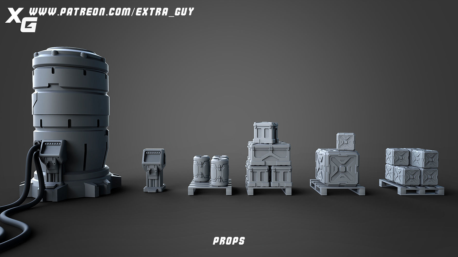Repair Bay set props 3D Printable 32mm base 3D print model_4