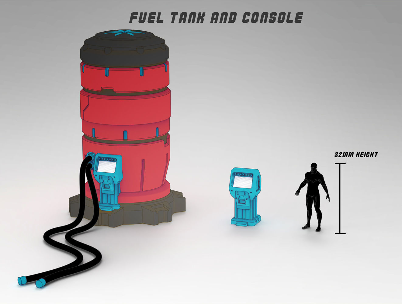 Repair Bay set props 3D Printable 32mm base 3D print model_9