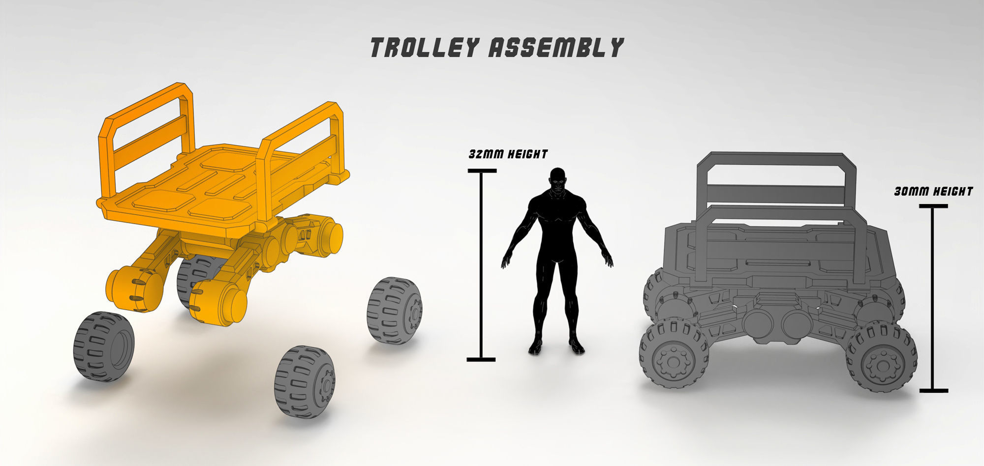 Repair Bay set props 3D Printable 32mm base 3D print model_8