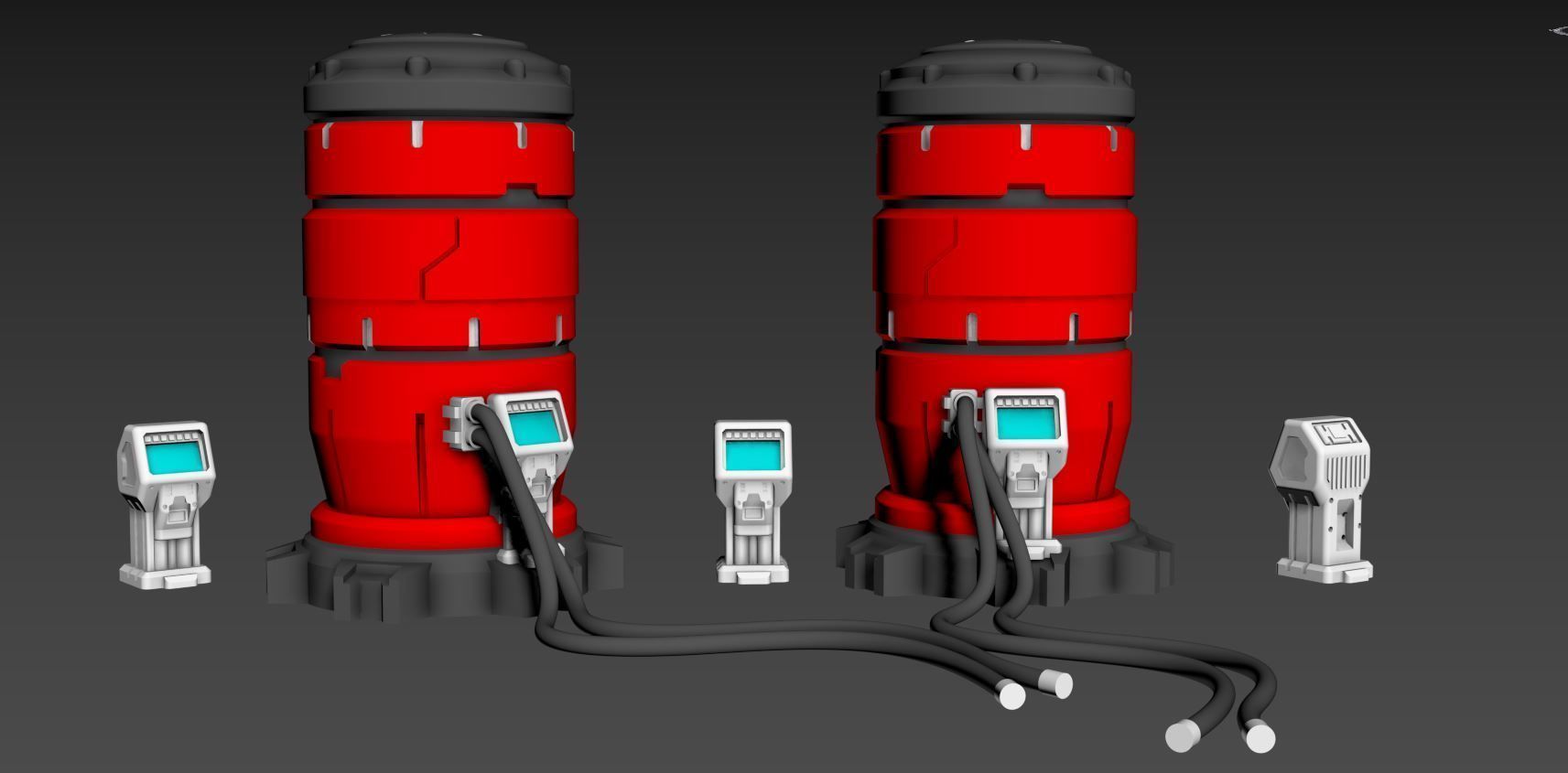 Repair Bay set props 3D Printable 32mm base 3D print model_10