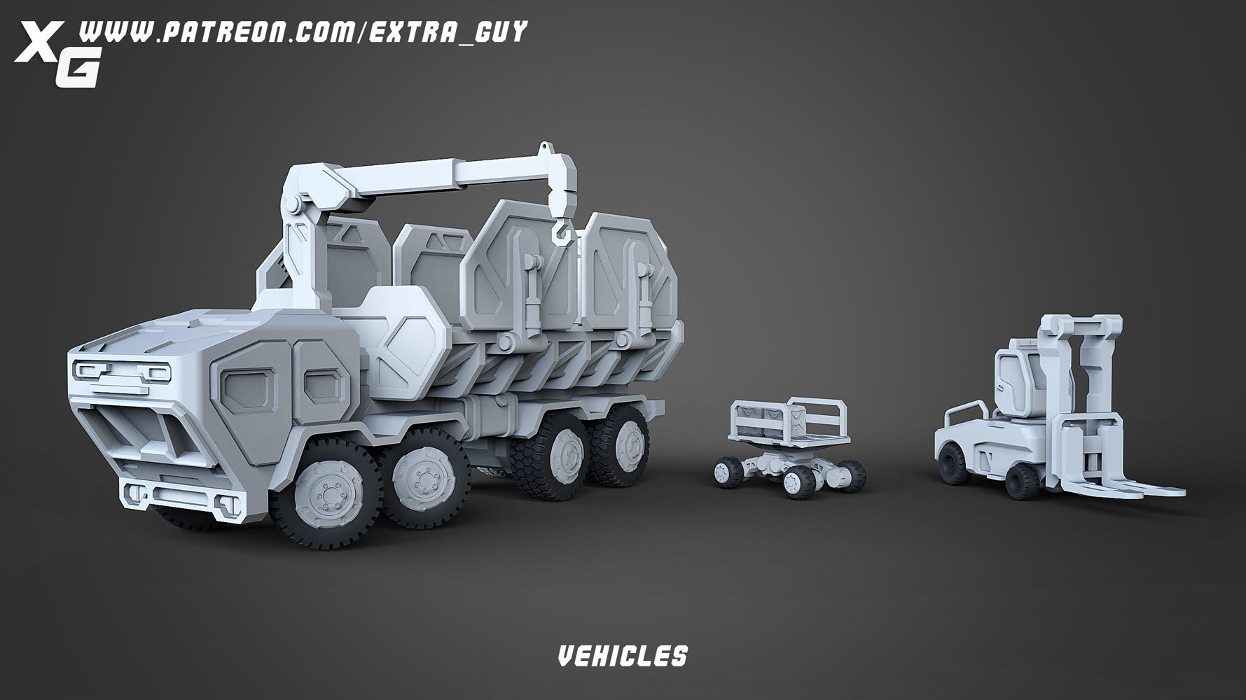 Repair Bay set props 3D Printable 32mm base 3D print model_1