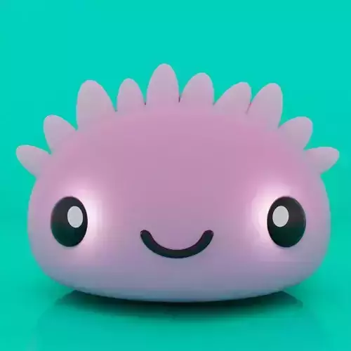 Cute Little Blob Monster 03 3D print model