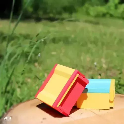 Weatherproof Locking Handle Storage Box 3D print model