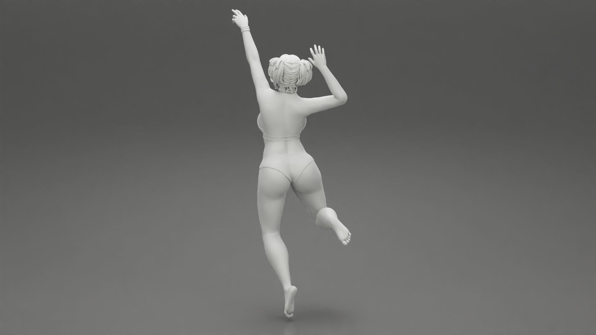 VolleyBall Girl 1 Posing 3D print model_9