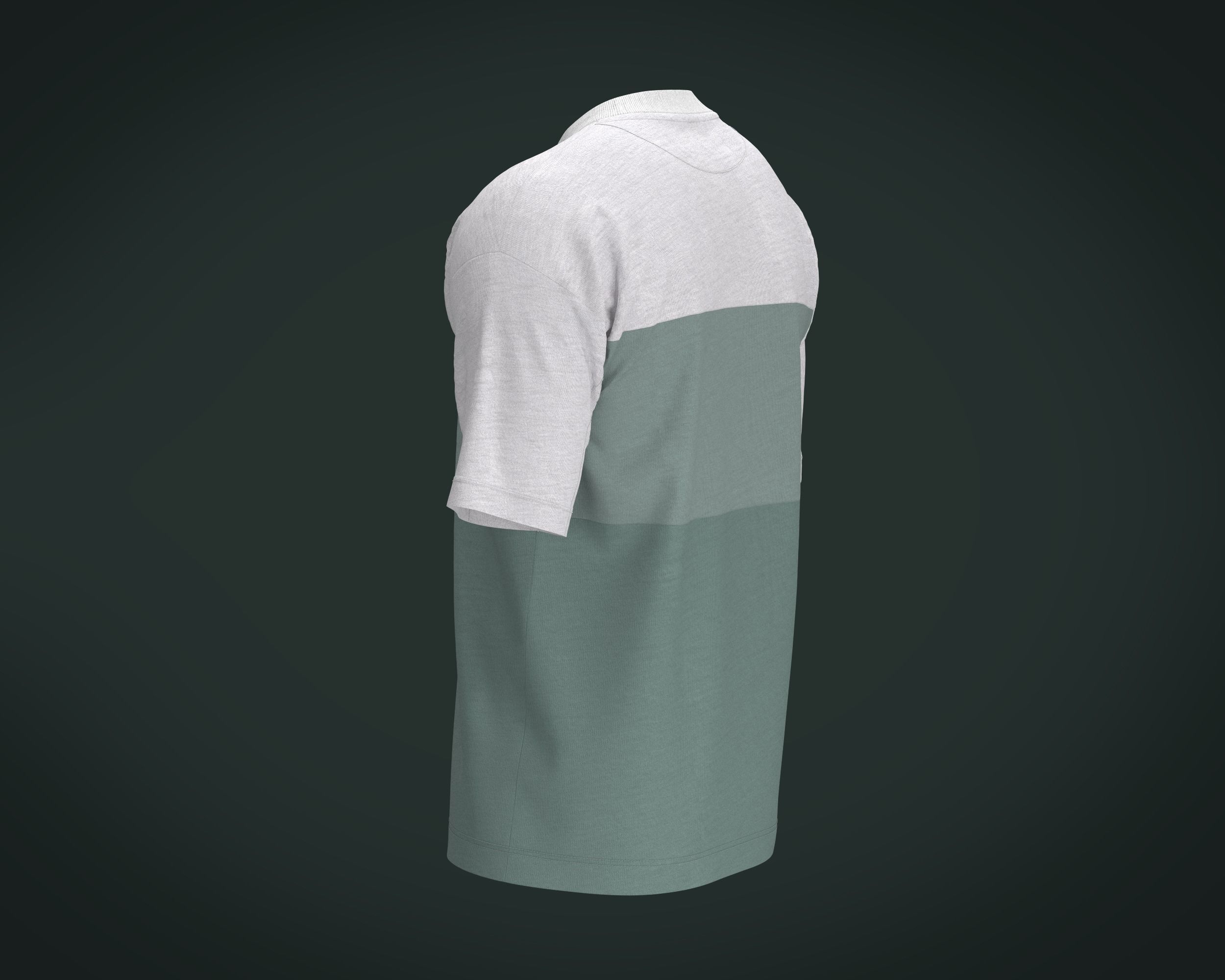 T-shirt Catch the mood  3D model_4