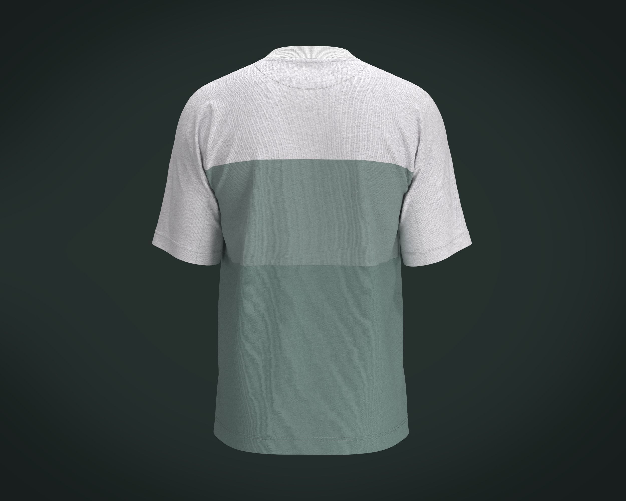 T-shirt Catch the mood  3D model_3