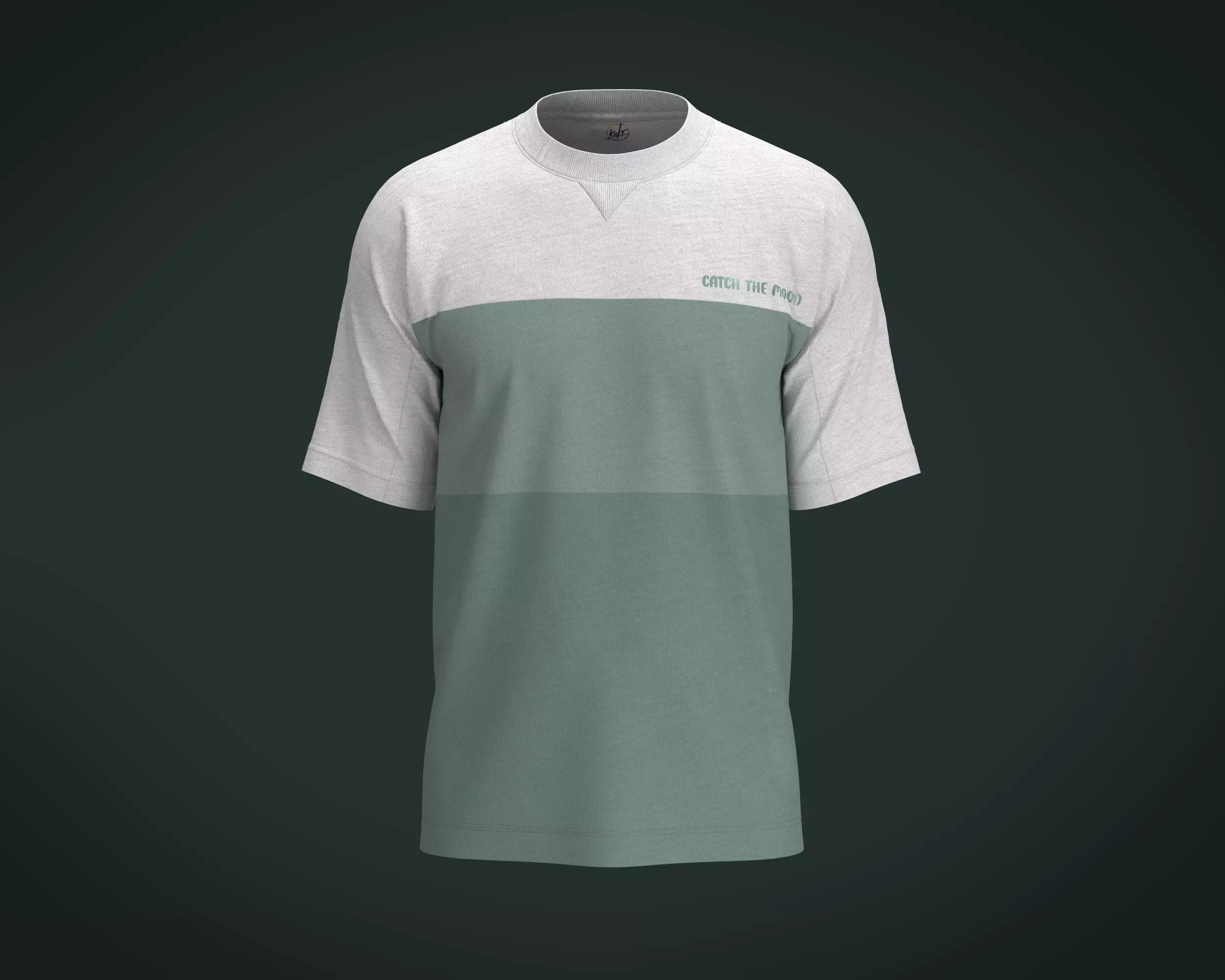 T-shirt Catch the mood  3D model_0