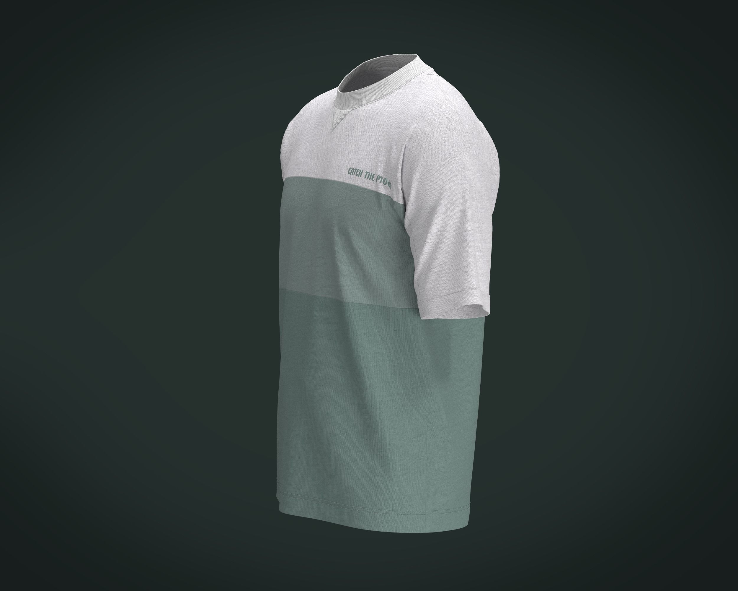 T-shirt Catch the mood  3D model_5