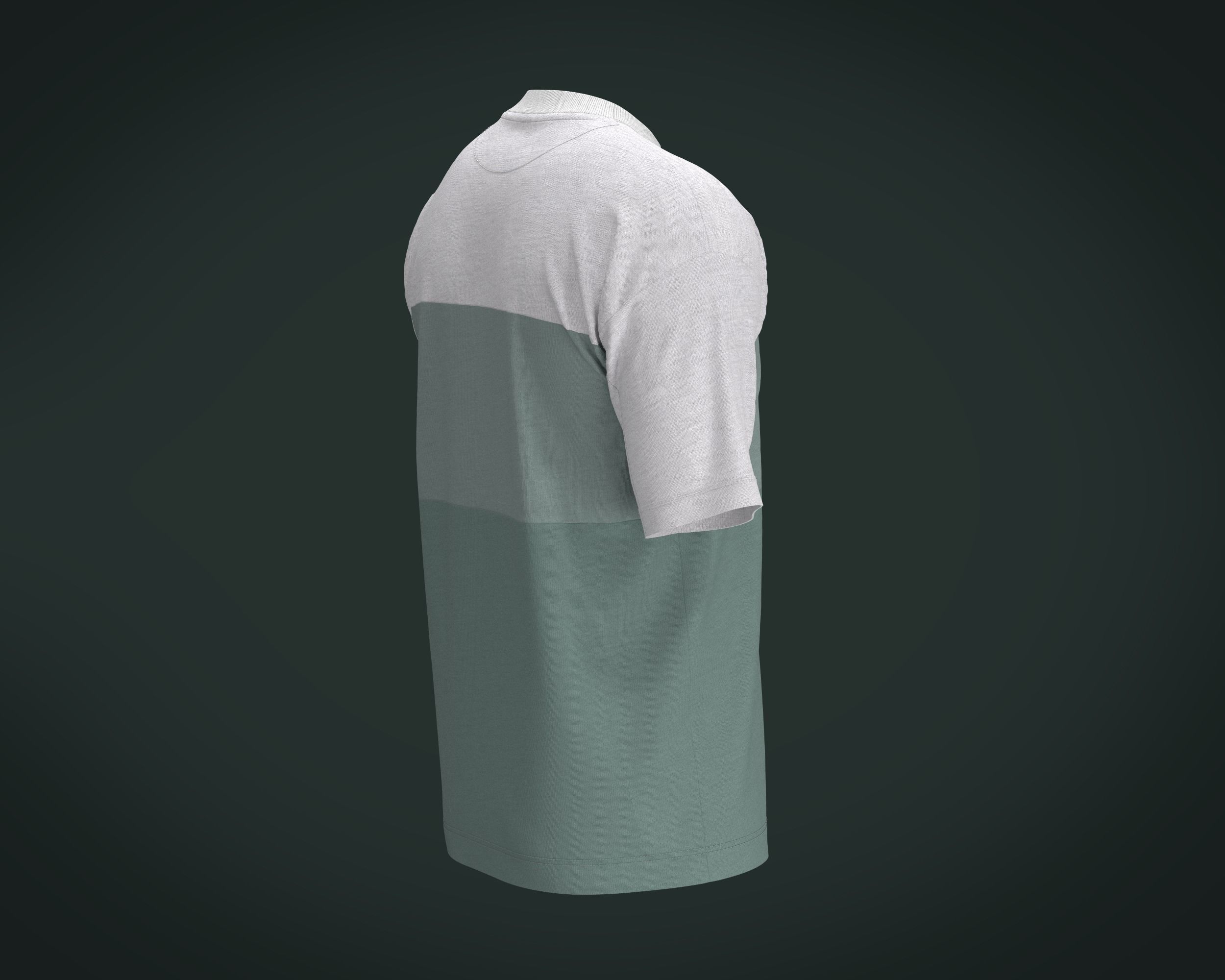 T-shirt Catch the mood  3D model_2