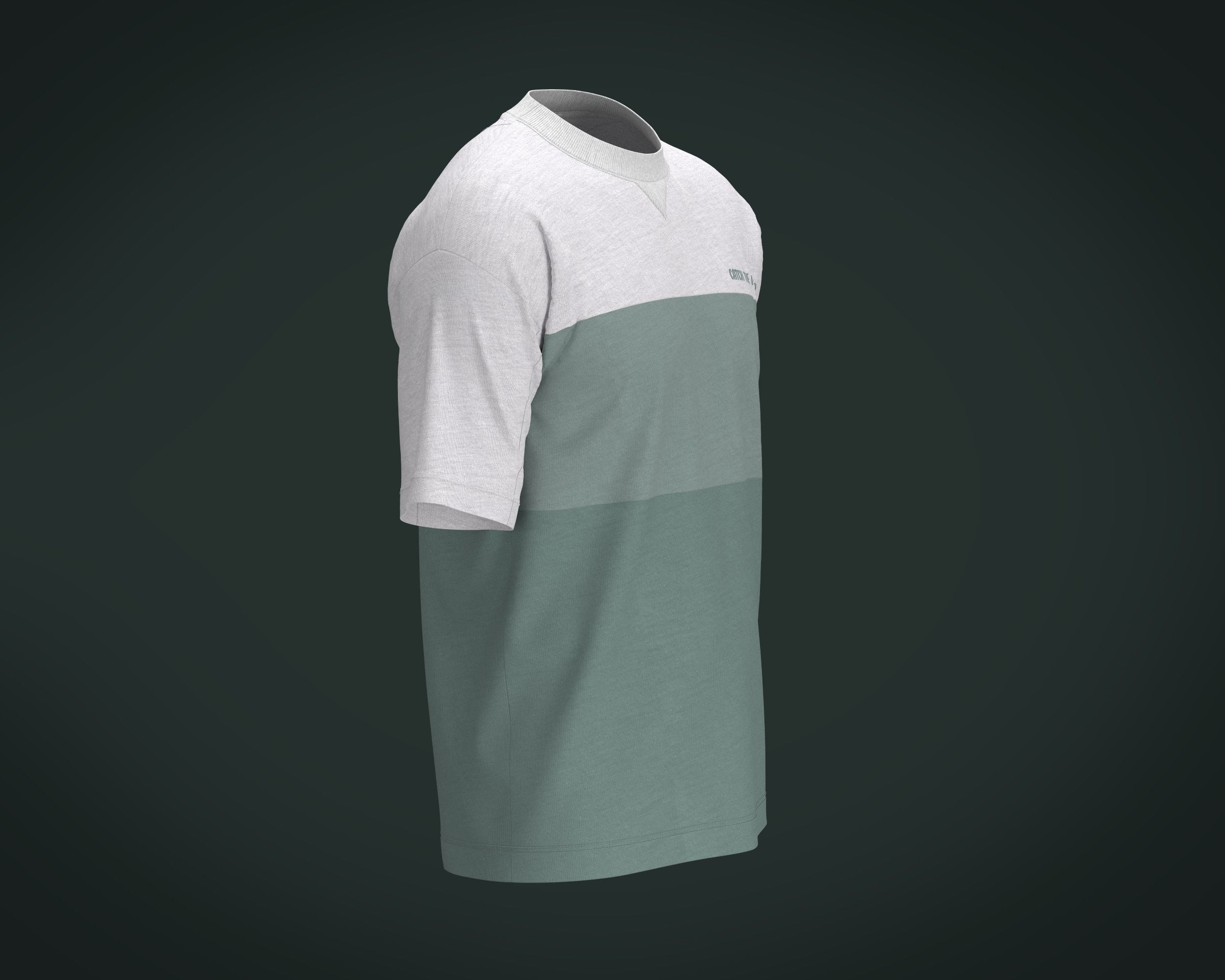 T-shirt Catch the mood  3D model_1