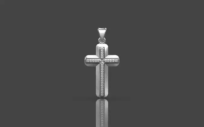 Pendant Crucifix - Jewelry 3D - PG-457