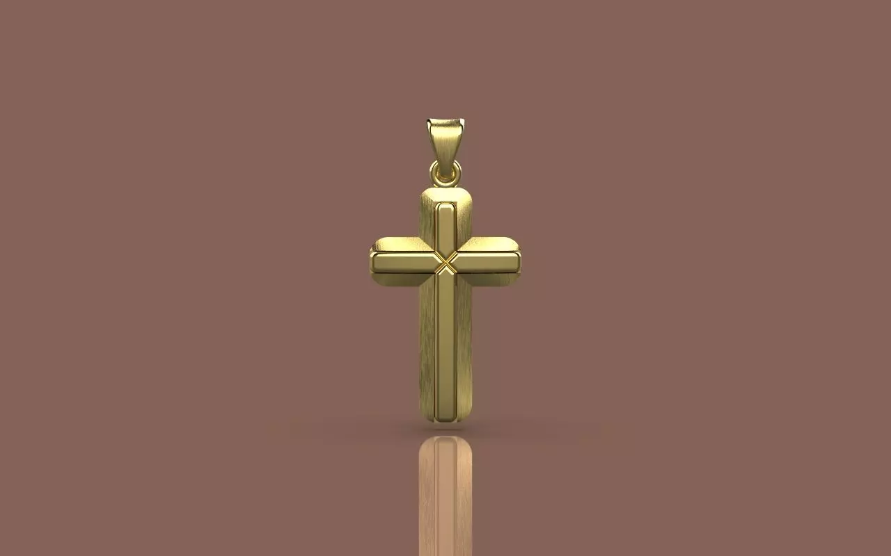 Pendant Crucifix - Jewelry 3D - PG-458 3D print model