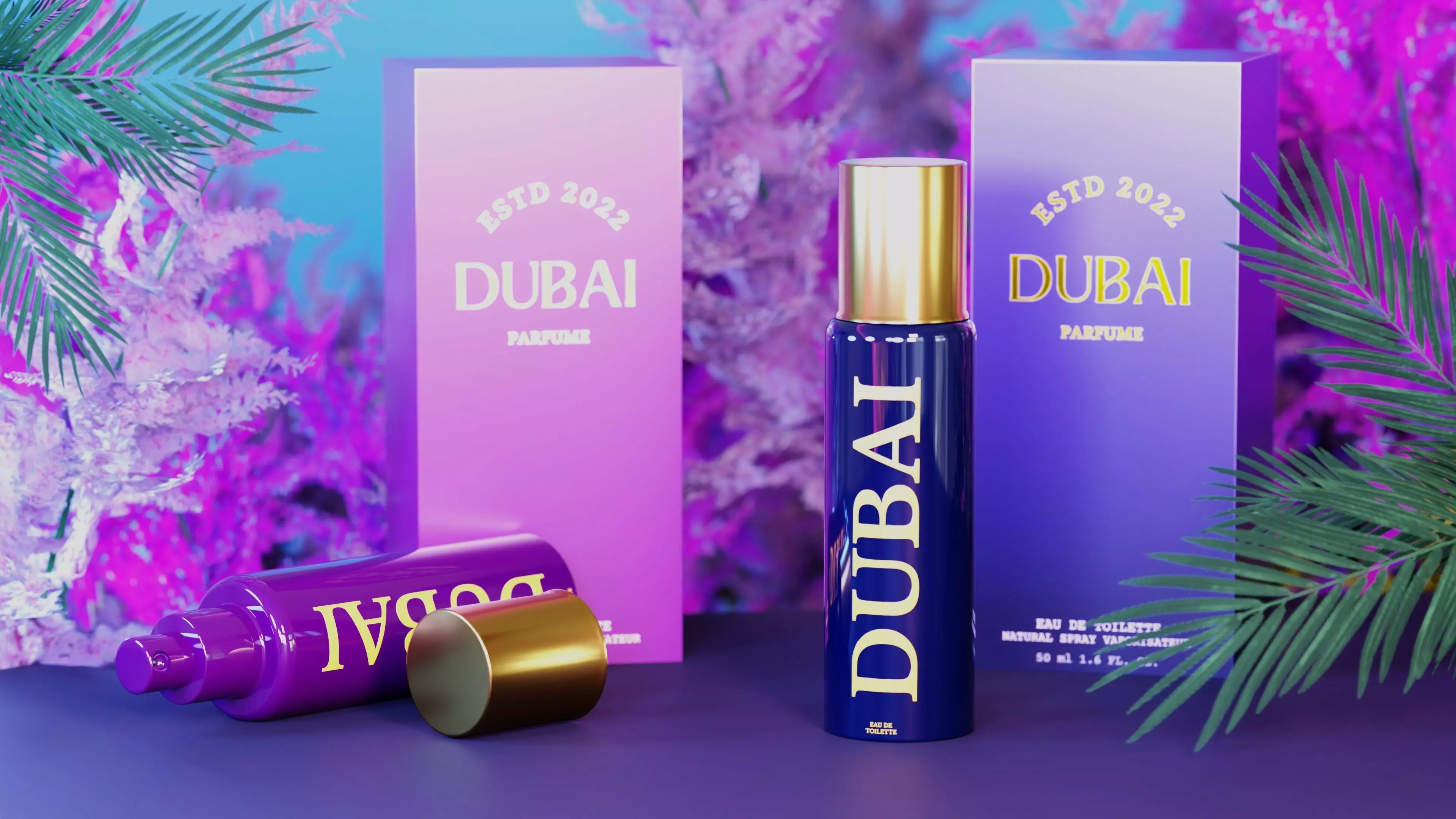 Cosmetic parfume small size 3D model