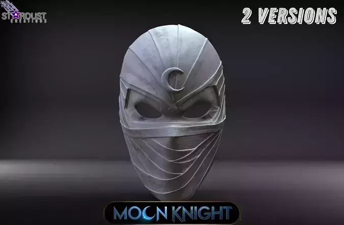 Moon Knight Mask Ready to print 2 Versions for cosplay