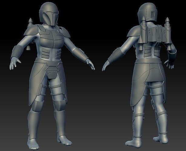 Rook Kast armor upgrade for One12 Scale figure 3D print model