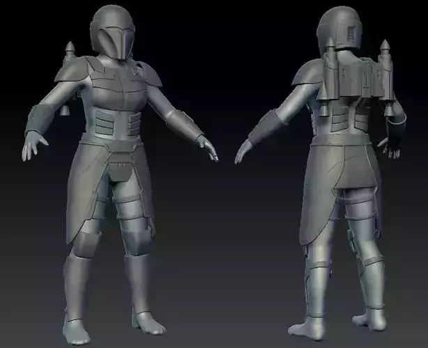 Rook Kast armor upgrade for One12 Scale figure 3D print model