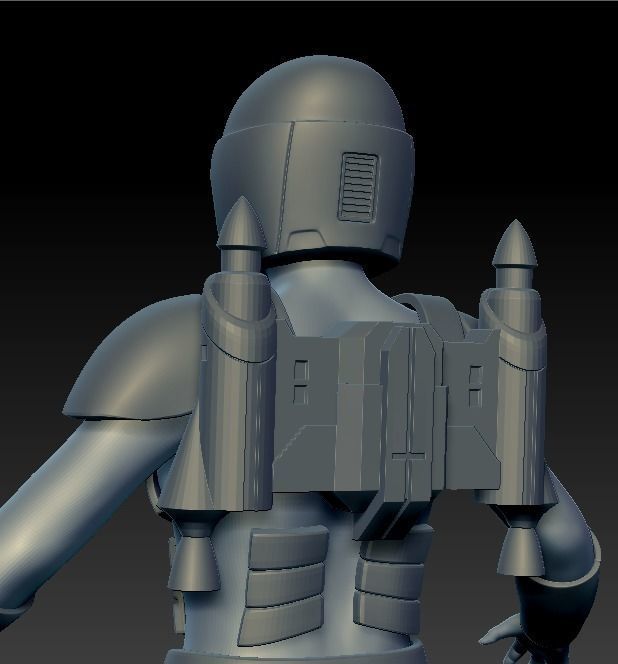 Rook Kast armor upgrade for One12 Scale figure 3D print model_2