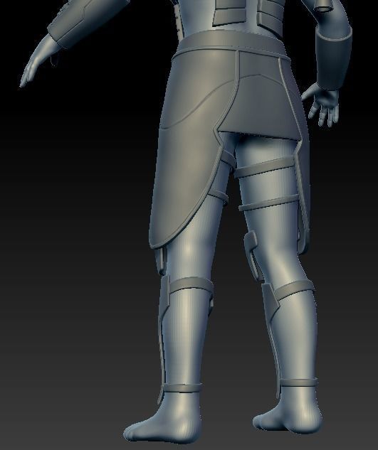 Rook Kast armor upgrade for One12 Scale figure 3D print model_5