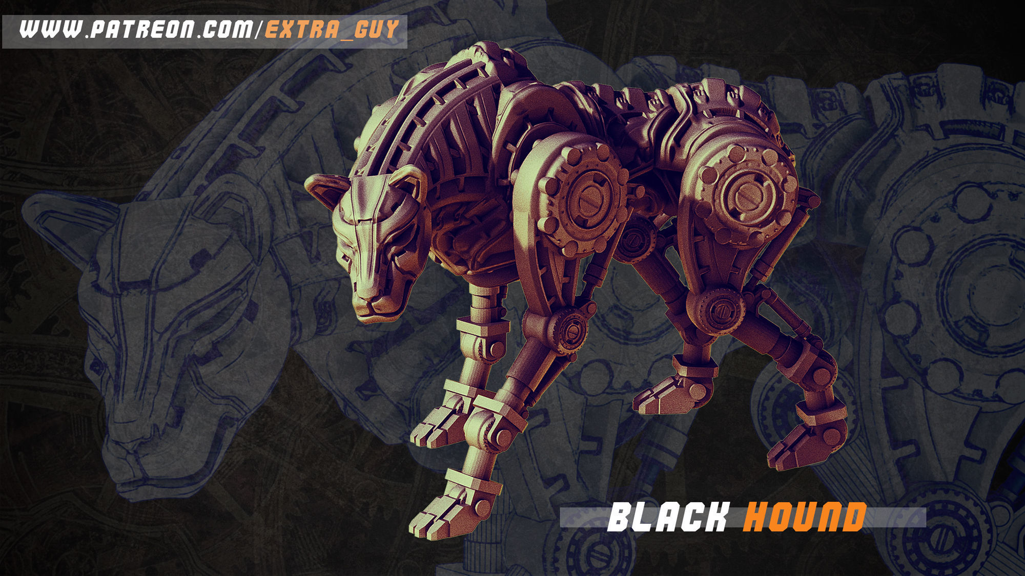 May Batch Bundle Steampunk Mechs 3D Printable 3D print model_2